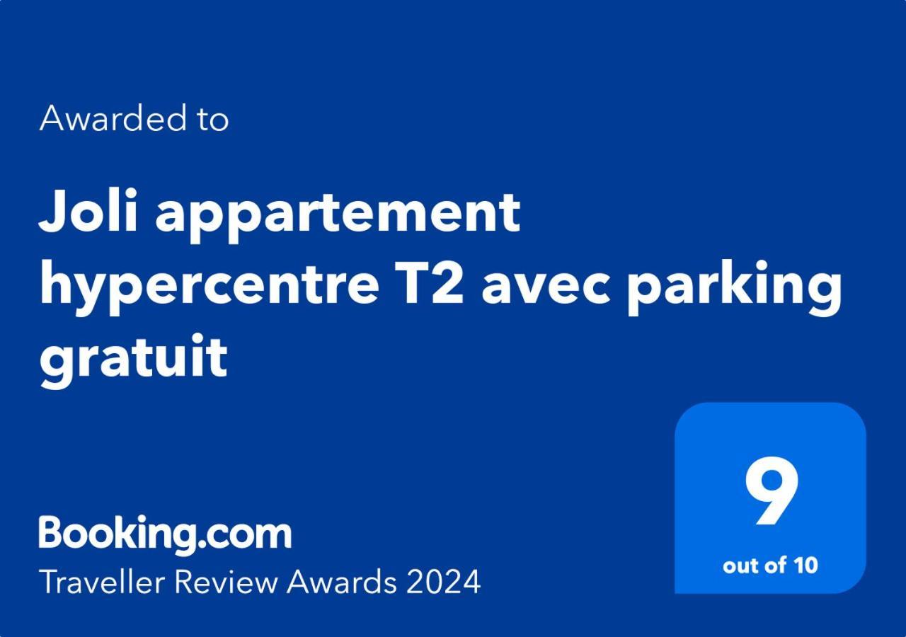 Joli Appartement Hypercentre T2, Classe Meuble De Tourisme 3 Avec Parking Gratuit Béziers Eksteriør bilde